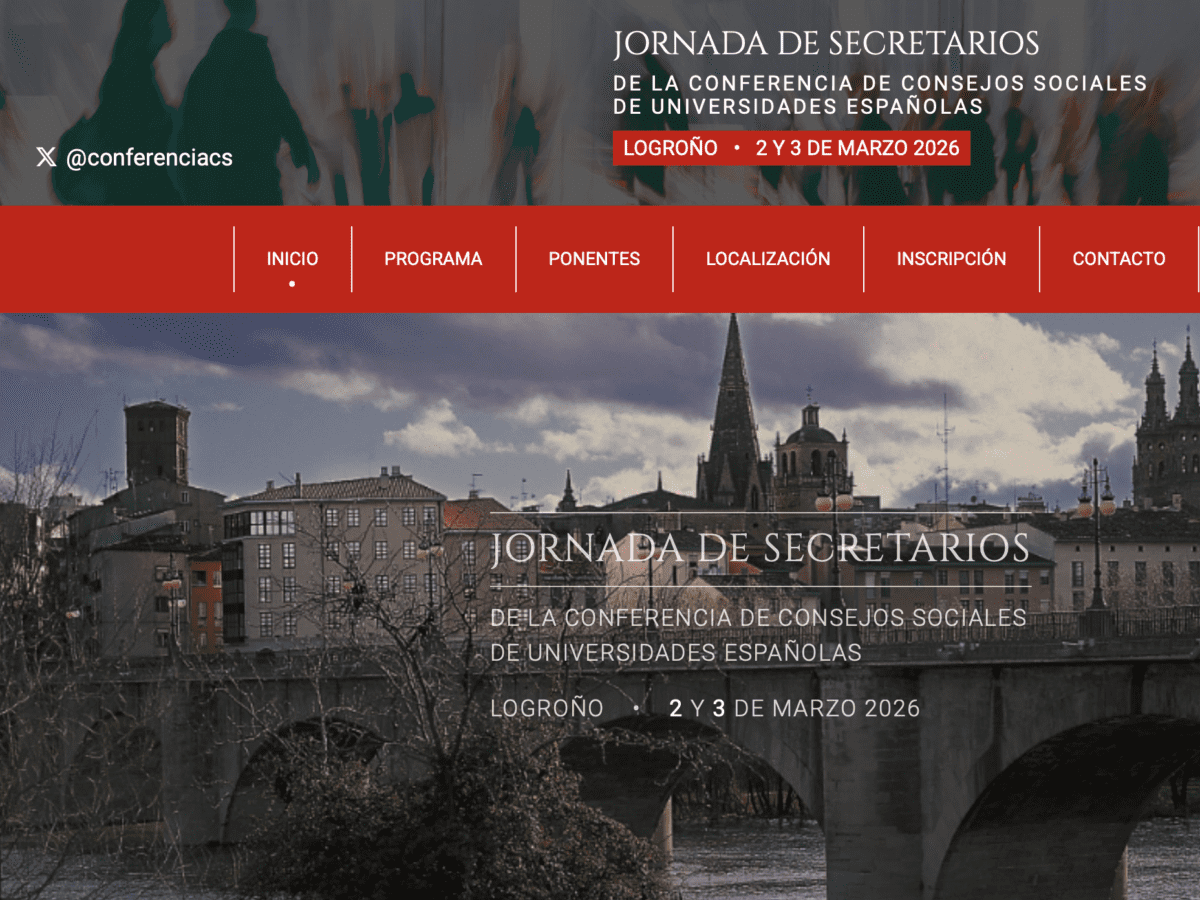 Lee más sobre el artículo Las Jornadas de los Secretarios de la CCS se celebrarán el 2 y 3 de marzo en La Rioja